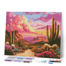 Load image into Gallery viewer, Diamond Painting - Cactus Valley at Sunset