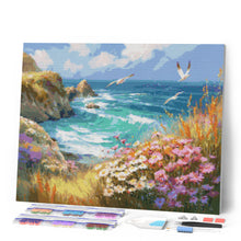 Load image into Gallery viewer, Diamond Painting - Oceanview in Bloom