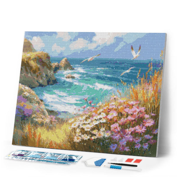Diamond Painting - Oceanview in Bloom