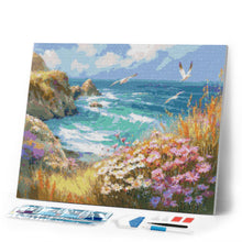 Load image into Gallery viewer, Diamond Painting - Oceanview in Bloom
