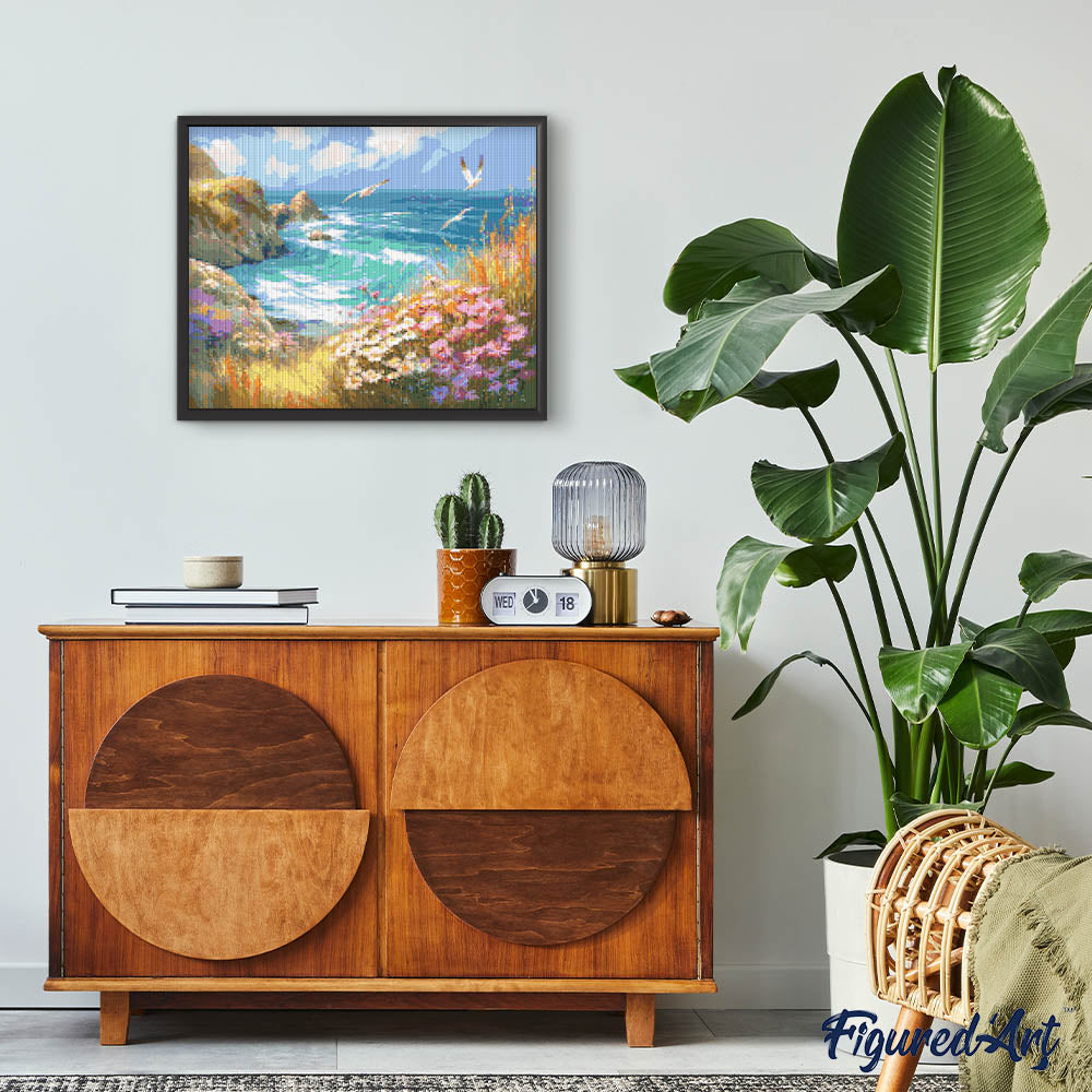 Diamond Painting - Oceanview in Bloom