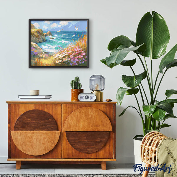 Diamond Painting - Oceanview in Bloom