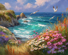 Load image into Gallery viewer, Diamond Painting - Oceanview in Bloom