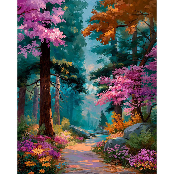 Diamond Painting - Blooming Forest Trail