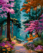 Load image into Gallery viewer, Diamond Painting - Blooming Forest Trail