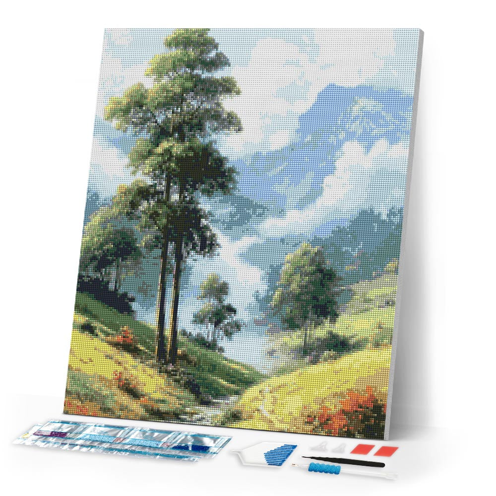 Diamond Painting - Misty Valley