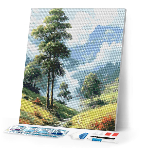Diamond Painting - Misty Valley