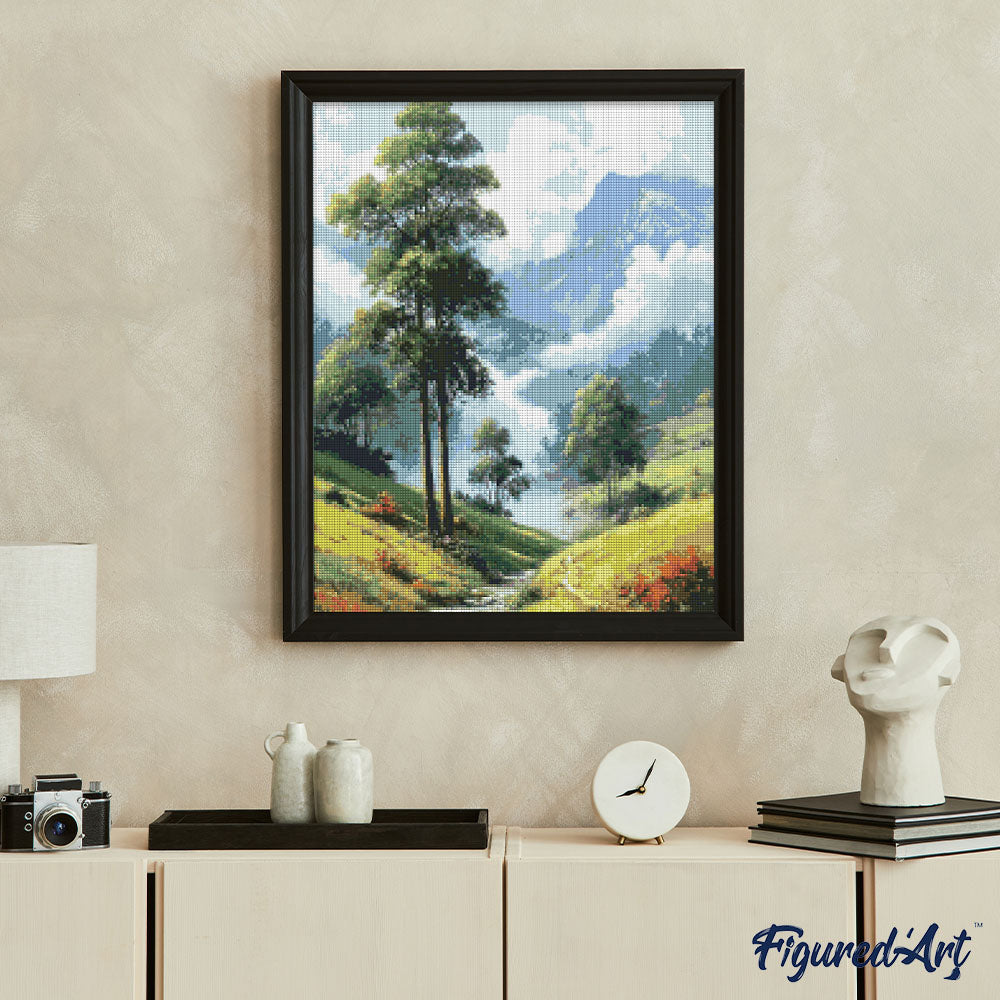 Diamond Painting - Misty Valley