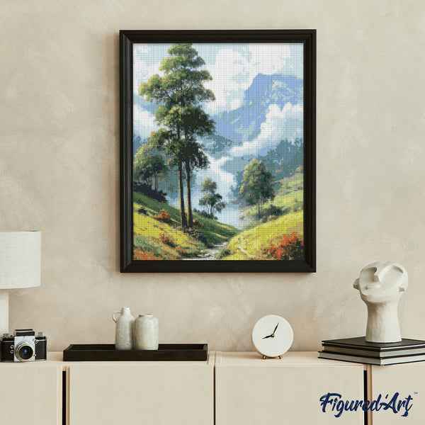 Diamond Painting - Misty Valley