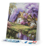 Diamond Painting - Jacaranda Cottage