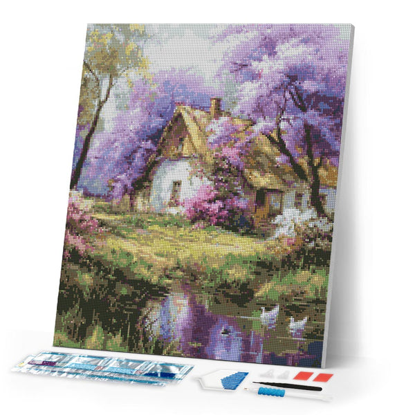 Diamond Painting - Jacaranda Cottage