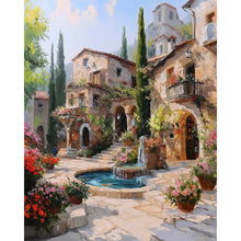 Load image into Gallery viewer, Diamond Painting - Mediterranean Villa