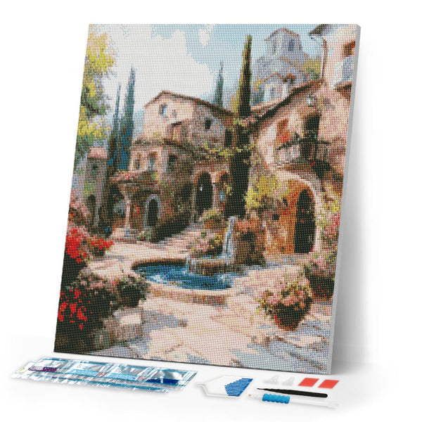 Diamond Painting - Mediterranean Villa