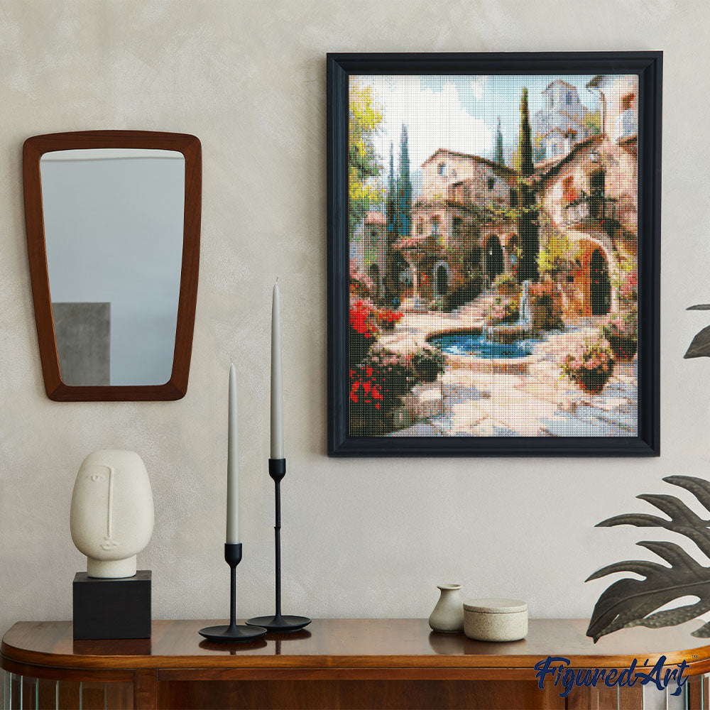 Diamond Painting - Mediterranean Villa