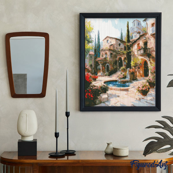 Diamond Painting - Mediterranean Villa