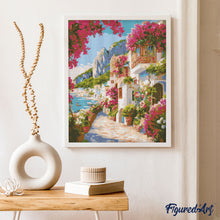 Load image into Gallery viewer, Diamond Painting - Capri Floral Lane