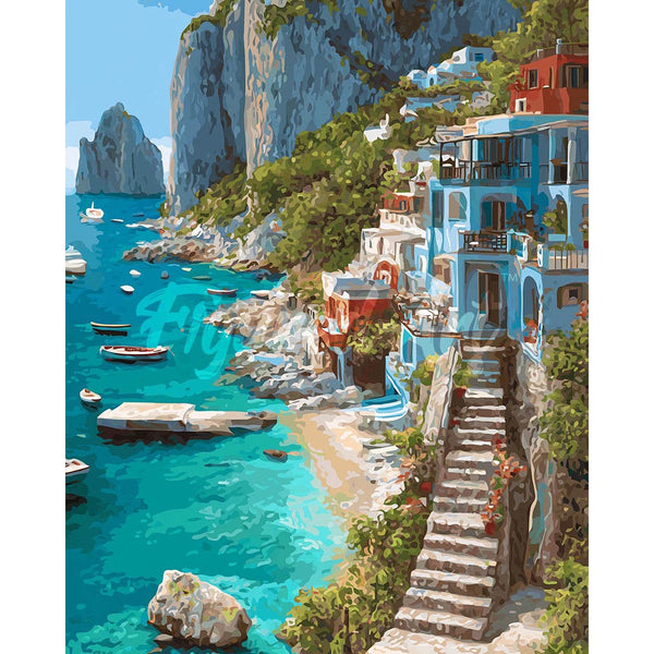 Diamond Painting - Cliffside Paradise