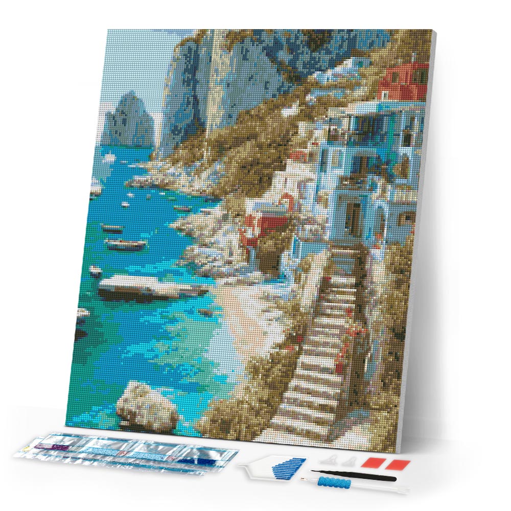 Diamond Painting - Cliffside Paradise