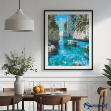 Load image into Gallery viewer, Diamond Painting - Peaceful Blue Cove