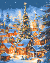 Load image into Gallery viewer, Diamond Painting - Sparkling Christmas Village