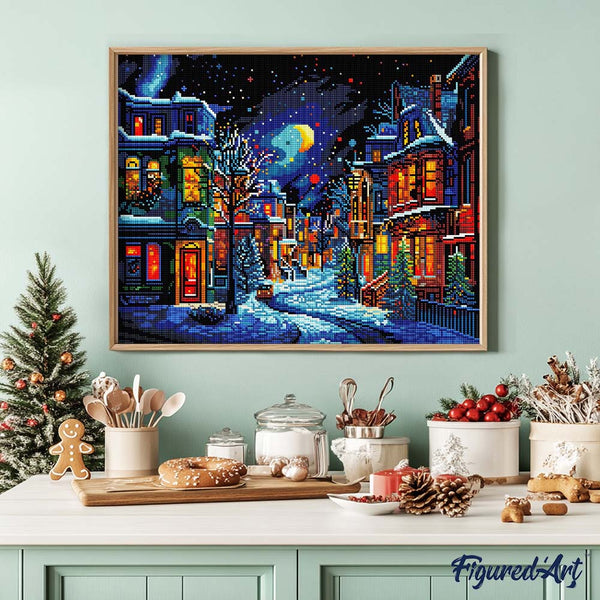 Diamond Painting - Crescent Over Winter