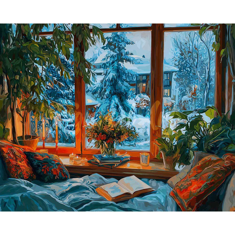 Diamond Painting - Cozy Winter Evening