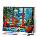 Diamond Painting - Cozy Winter Evening