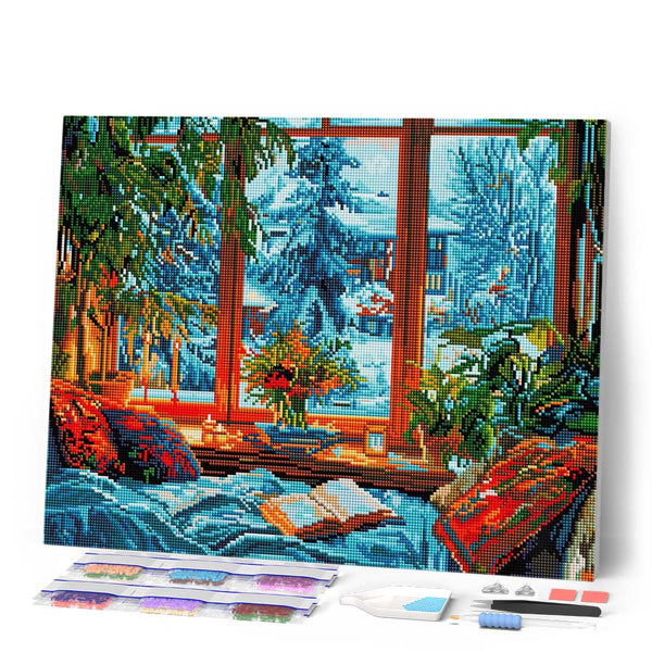 Diamond Painting - Cozy Winter Evening