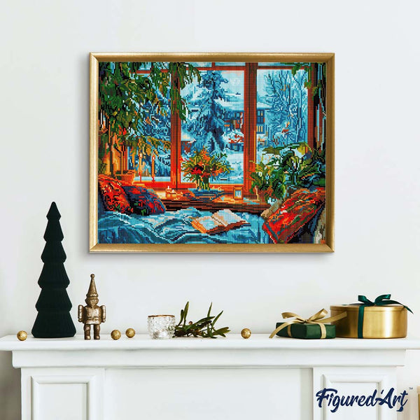 Diamond Painting - Cozy Winter Evening