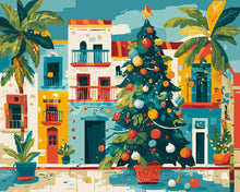 Load image into Gallery viewer, Diamond Painting - Colorful Holiday Plaza