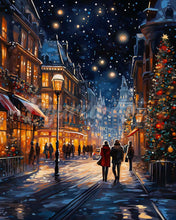Load image into Gallery viewer, Diamond Painting - Starry Christmas Stroll