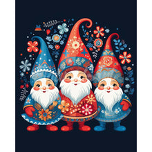 Load image into Gallery viewer, Diamond Painting - Gnome Trio