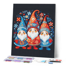 Load image into Gallery viewer, Diamond Painting - Gnome Trio