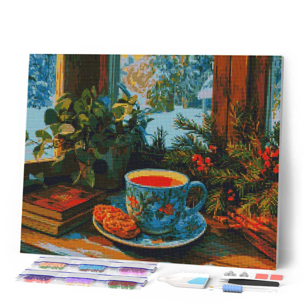 Diamond Painting - Winter Afternoon Tea