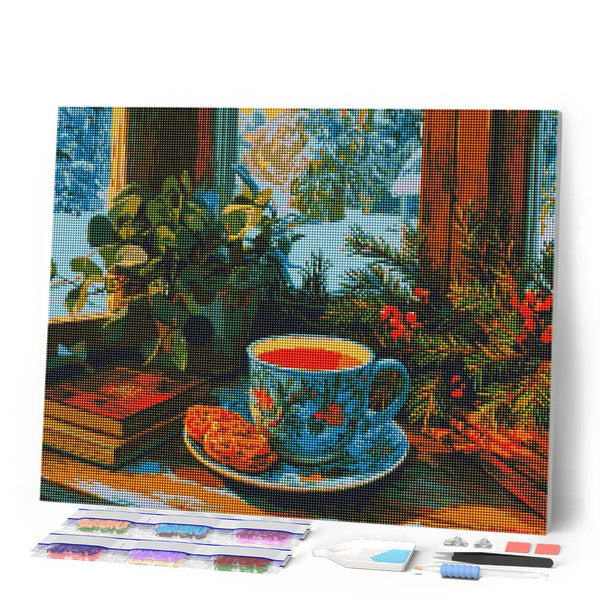 Diamond Painting - Winter Afternoon Tea
