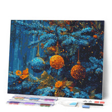 Load image into Gallery viewer, Diamond Painting - Blue Fir &amp; Baubles