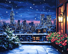 Load image into Gallery viewer, Diamond Painting - Winter Balcony