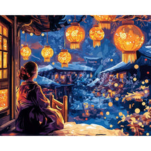Load image into Gallery viewer, Diamond Painting - Lantern Festival Night