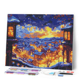 Diamond Painting - Glowing Winter Night