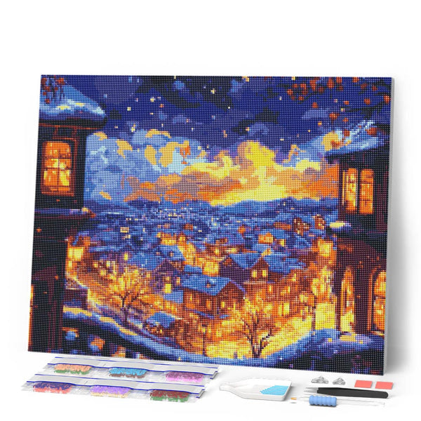 Diamond Painting - Glowing Winter Night