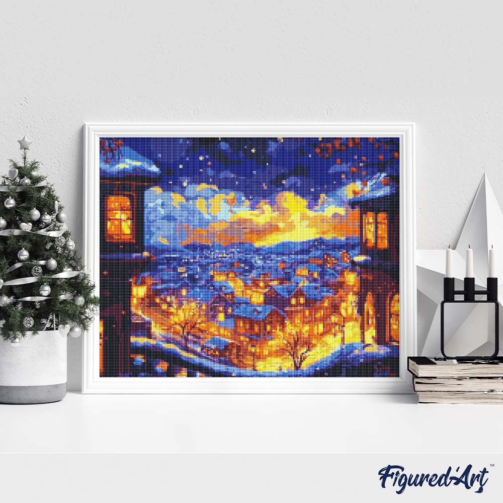 Diamond Painting - Glowing Winter Night
