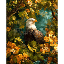 Load image into Gallery viewer, Diamond Painting - Eagle Among Golden Leaves