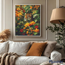 Load image into Gallery viewer, Diamond Painting - Leopard in Fall