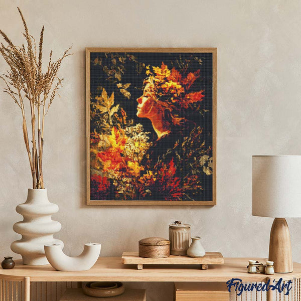 Diamond Painting - Lady of Golden Foliage