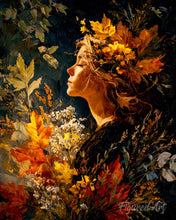 Load image into Gallery viewer, Diamond Painting - Lady of Golden Foliage