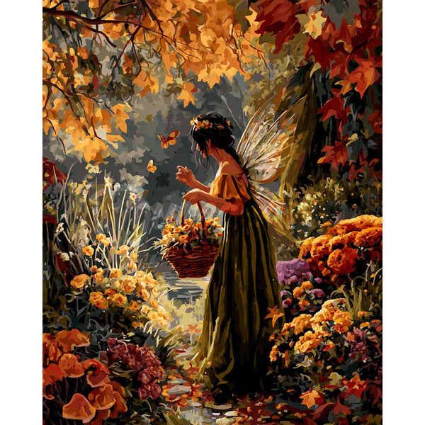 Diamond Painting - Fairy of Fall Garden