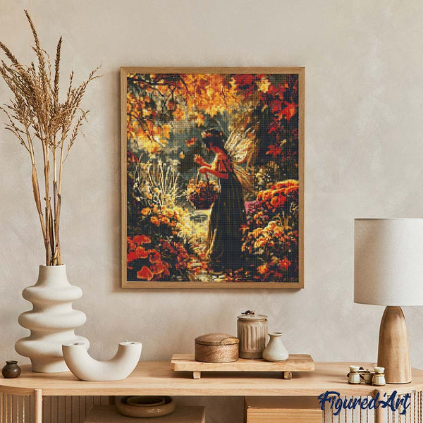 Diamond Painting - Fairy of Fall Garden
