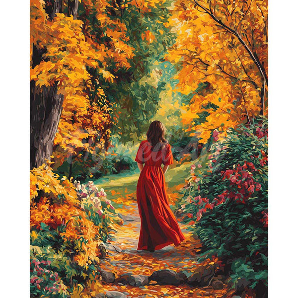Diamond Painting - Lady in Red
