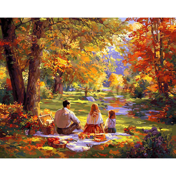Diamond Painting - Fall Family Picnic