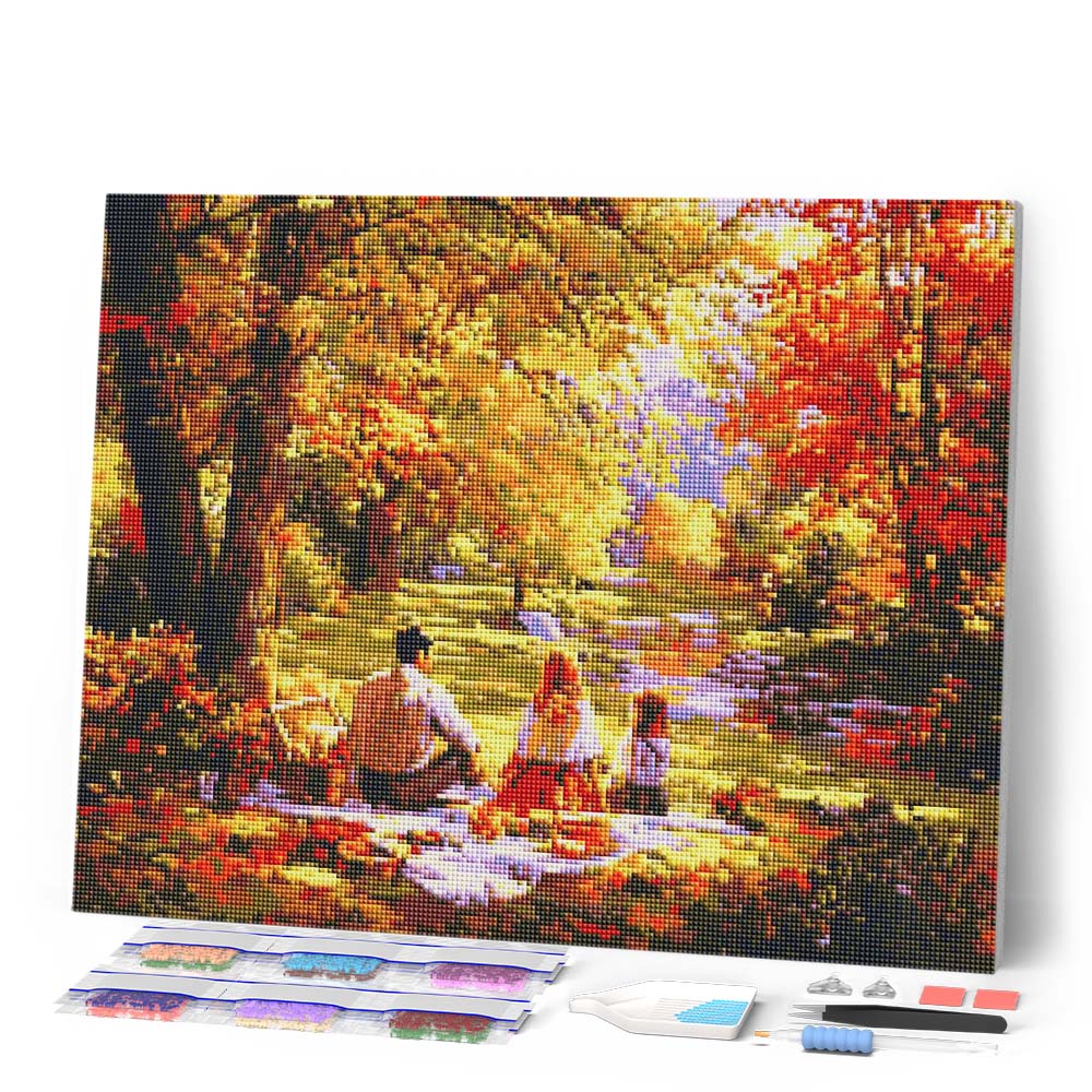 Diamond Painting - Fall Family Picnic